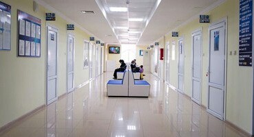 Больничный коридор. Фото пресс-службы минздрава Чечни Больничный коридор. Фото пресс-службы минздрава Чечни