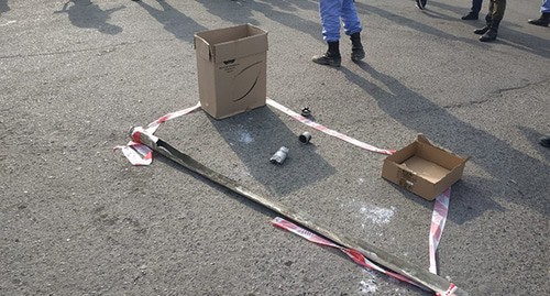 Обстрел города Барда. 28 октября 2020 г. Фото Азиза Каримова для "Кавказского узла" Обстрел города Барда. 28 октября 2020 г. Фото Азиза Каримова для "Кавказского узла"