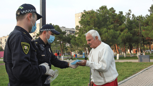 Патруль в Грузии. https://stopcov.gov.ge Патруль в Грузии. https://stopcov.gov.ge