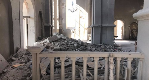 Собор был полностью восстановлен армянскими властями и епархией и с 1998 года является действующим храмом. 20 октября 2020 года. Алвард Григорян для "Кавказского узла" Собор был полностью восстановлен армянскими властями и епархией и с 1998 года является действующим храмом. 20 октября 2020 года. Алвард Григорян для "Кавказского узла"