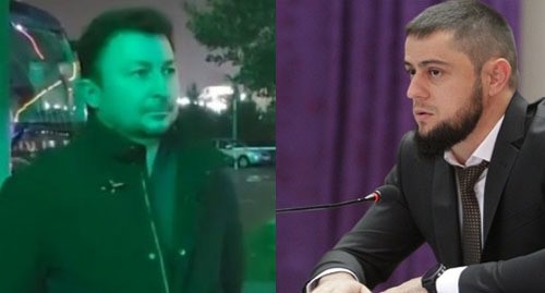 Руслан Садыков (слева) и Ахмед Дудаев. Коллаж "Кавказского узла" Скриншот видео https://grozny.tv/news/main/40680 https://www.grozny-inform.ru/news/society/119917/ Руслан Садыков (слева) и Ахмед Дудаев. Коллаж "Кавказского узла" Скриншот видео https://grozny.tv/news/main/40680 https://www.grozny-inform.ru/news/society/119917/