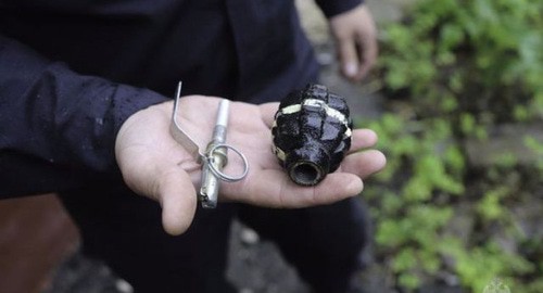 Ручная граната. Фото пресс-службы Росгвардии https://rosguard.gov.ru/ Ручная граната. Фото пресс-службы Росгвардии https://rosguard.gov.ru/