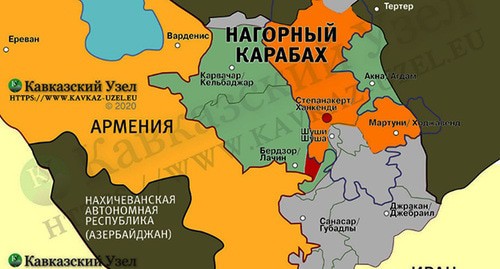 Карта Нагорного Карабаха. "Кавказский узел" https://www.kavkaz-uzel.eu/articles/356336/ Карта Нагорного Карабаха. "Кавказский узел" https://www.kavkaz-uzel.eu/articles/356336/