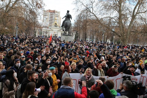 Акция протеста в Краснодаре 23 января 2021 года, фото Анны Грицевич Акция протеста в Краснодаре 23 января 2021 года, фото Анны Грицевич