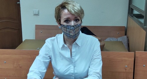 Анастасия Шевченко. 28 января 2021 года. Фото Константина Волгина для "Кавказского узла" Анастасия Шевченко. 28 января 2021 года. Фото Константина Волгина для "Кавказского узла"