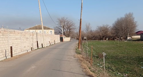 Улица в селе Поничала. Фото предоставлено Meydan.TV Улица в селе Поничала. Фото предоставлено Meydan.TV