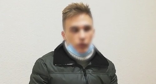 Студент из Волгограда, задержанный за танец на Мамаевом кургане. Кадр Видео: ГУ МВД России по Волгоградской области

