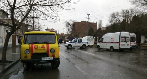 Улица Махачкалы во время КТО. Фото Мурада Мурадова для "Кавказского узла" Улица Махачкалы во время КТО. Фото Мурада Мурадова для "Кавказского узла"