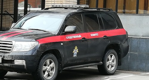 Автомобиль СК России. Фото Нины Тумановой для "Кавказского узла" Автомобиль СК России. Фото Нины Тумановой для "Кавказского узла"