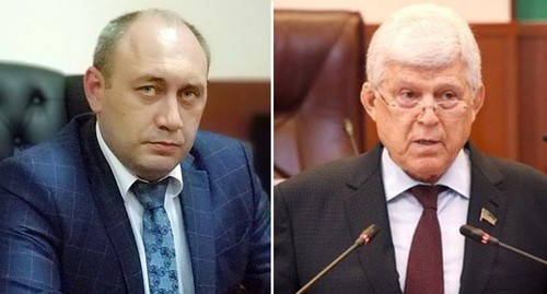 Салим Токаев, Хизри Шихсаидов. Фото: пресс-служба парламента Дагестана http://nsrd.ru Коллаж "Кавказского узла" Салим Токаев, Хизри Шихсаидов. Фото: пресс-служба парламента Дагестана http://nsrd.ru Коллаж "Кавказского узла"