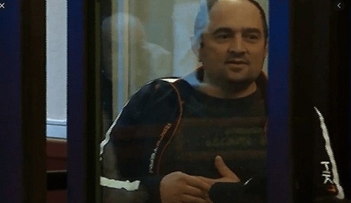 Георгий Руруа на судебном процессе, 20 ноября, 2019. Фото: кадр из видео «Мтавари архи» Георгий Руруа на судебном процессе, 20 ноября, 2019. Фото: кадр из видео «Мтавари архи»