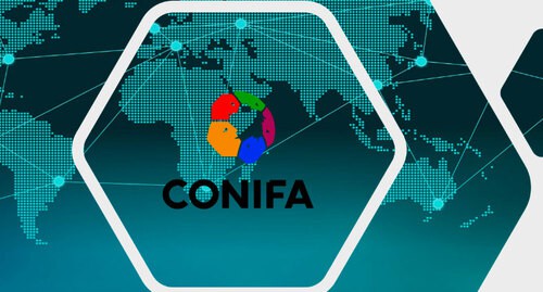 Логотип Чемпионат Европы ConIFA. Фото https://www.conifa.org/en/2021/ Логотип Чемпионат Европы ConIFA. Фото https://www.conifa.org/en/2021/