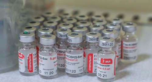 Флаконы по 3 мл с раствором II компонента вакцины Гам-КОВИД-Вак. Фото https://ru.wikipedia.org/wiki/Спутник_V
Флаконы по 3 мл с раствором II компонента вакцины Гам-КОВИД-Вак. Фото https://ru.wikipedia.org/wiki/Спутник_V