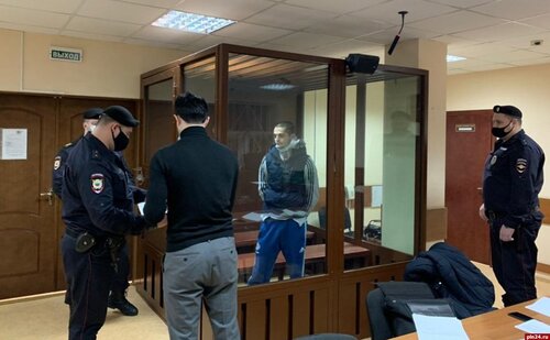 Сайд-Мухаммад Джумаев в зале суда. Фото: пресс-служба Тверского суда Москвы Сайд-Мухаммад Джумаев в зале суда. Фото: пресс-служба Тверского суда Москвы