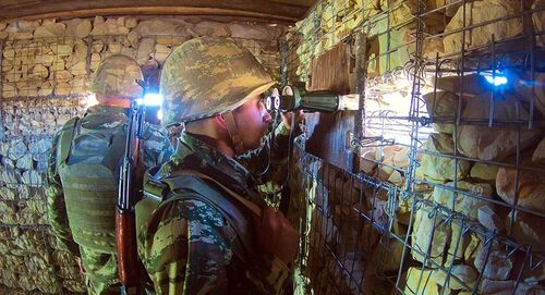 Военнослужащие азербайджанской армии. Фото пресс-службы МО Азербайджана Военнослужащие азербайджанской армии. Фото пресс-службы МО Азербайджана