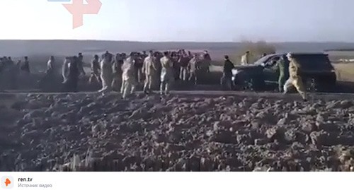 Момент испытаний кандидатов из Чечни. Кадр видео РЕН ТВ https://ren.tv/news/v-rossii/892481-chto-izvestno-o-konflikte-s-uchastiem-vitiazia-iz-za-krapovykh-beretov Момент испытаний кандидатов из Чечни. Кадр видео РЕН ТВ https://ren.tv/news/v-rossii/892481-chto-izvestno-o-konflikte-s-uchastiem-vitiazia-iz-za-krapovykh-beretov