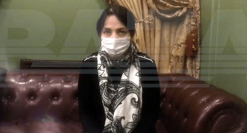 Мать Гасана Залибекова. Кадр видеообращения, опубликованного в Telegram-канале Baza
https://t.me/bazabazon/8695