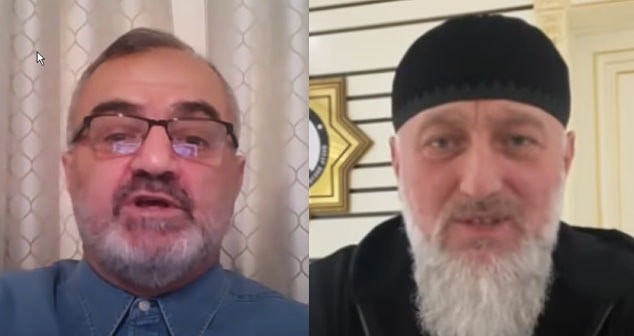 Ибрагим Льянов (слева) и Адам Делемханов. Коллаж "Кавказского узла". Скриншоты с видео https://www.youtube.com/watch?v=9kfkBJ_D3a0 https://www.youtube.com/watch?v=rbnYk0E72lY Ибрагим Льянов (слева) и Адам Делемханов. Коллаж "Кавказского узла". Скриншоты с видео https://www.youtube.com/watch?v=9kfkBJ_D3a0 https://www.youtube.com/watch?v=rbnYk0E72lY