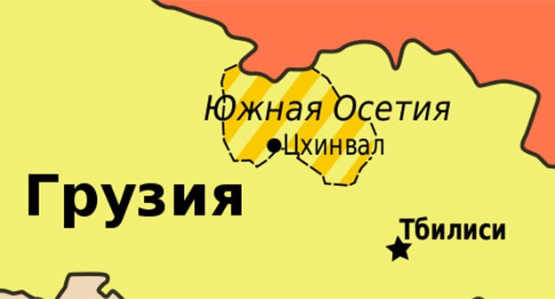 Граница Южной Осетии и Грузии. Фото: https://ru.wikipedia.org/ User:Ssolbergj & creator of source map Граница Южной Осетии и Грузии. Фото: https://ru.wikipedia.org/ User:Ssolbergj & creator of source map