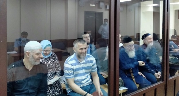 Заседание по делу участников протестов в Магасе 11 июля 2021 года. Фото Алены Садовской для "Кавказского узла" Заседание по делу участников протестов в Магасе 11 июля 2021 года. Фото Алены Садовской для "Кавказского узла"