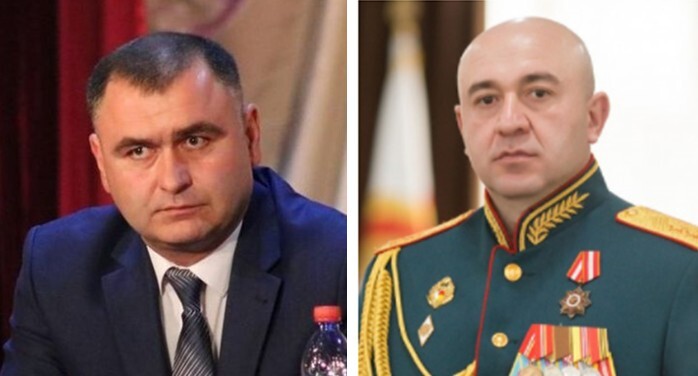 Алан Гаглоев и Ибрагим Гассеев. Коллаж «Кавказского узла». Фото: скриншот со страницы https://www.facebook.com/groups/1926433897592589/posts/3307737346128897/, пресс-служба Минобороны Южной Осетии http://alaniamil.org/ministr-oborony.html. Алан Гаглоев и Ибрагим Гассеев. Коллаж «Кавказского узла». Фото: скриншот со страницы https://www.facebook.com/groups/1926433897592589/posts/3307737346128897/, пресс-служба Минобороны Южной Осетии http://alaniamil.org/ministr-oborony.html.