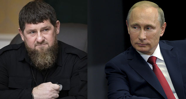 Рамзан Кадыров (слева) и Владимир Путин. Коллаж "Кавказского узла". Фото: kremlin.ru, "Грозный-Информ" Рамзан Кадыров (слева) и Владимир Путин. Коллаж "Кавказского узла". Фото: kremlin.ru, "Грозный-Информ"