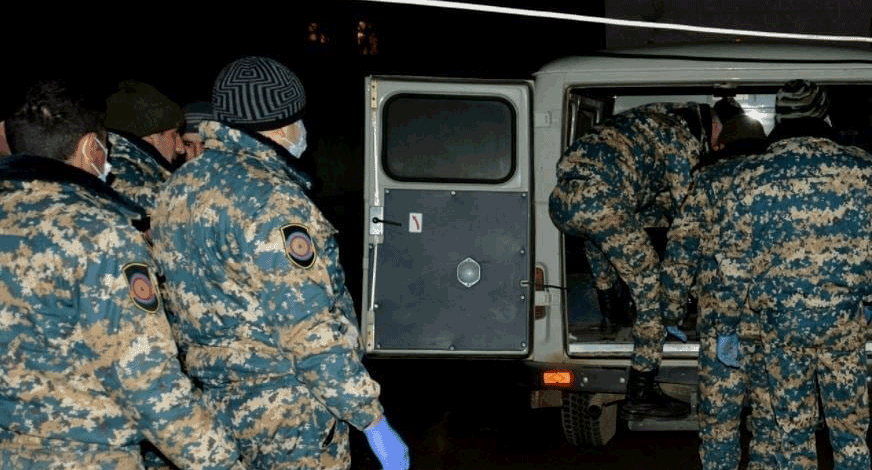 Останки армянского военнослужащего найдены сегодня в ходе поисковой операции на территориях, перешедших под контроль Азербайджана. Фото https://www.facebook.com/photo/?fbid=323270039819171&set=a.204085831737593 Останки армянского военнослужащего найдены сегодня в ходе поисковой операции на территориях, перешедших под контроль Азербайджана. Фото https://www.facebook.com/photo/?fbid=323270039819171&set=a.204085831737593