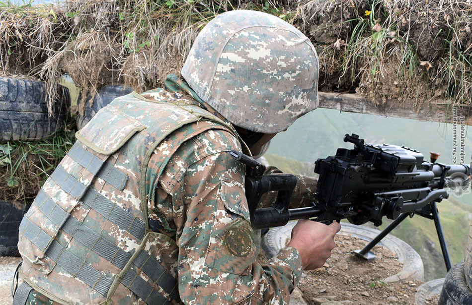 Боевая позиция в армянской армии. Фото пресс-службы МО Армении https://mil.am/hy/news/8402 Боевая позиция в армянской армии. Фото пресс-службы МО Армении https://mil.am/hy/news/8402