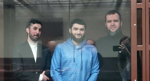 Кемал Тамбиев, Абдулмумин Гаджиев, Абубакар Ризванов. Фото Константина Волгина для "Кавказского узла"


