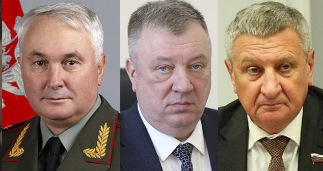 Андрей Картаполов, Андрей Гурулев, Сергей Муратов (слева направо). Коллаж "Кавказского узла" Фото: https://oblast45.ru/ https://ru.wikipedia.org Mil.ru Андрей Картаполов, Андрей Гурулев, Сергей Муратов (слева направо). Коллаж "Кавказского узла" Фото: https://oblast45.ru/ https://ru.wikipedia.org Mil.ru