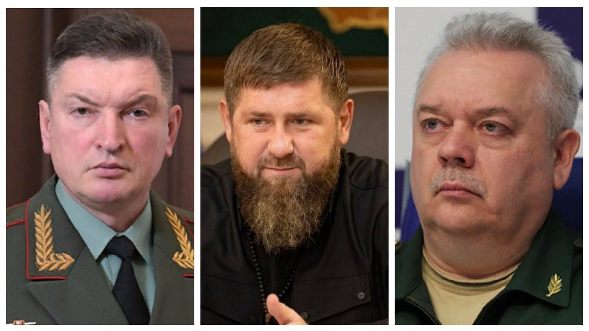 Александр Лапин, Рамзан Кадыров и Александр Линьков. Коллаж "Кавказского узла". Фото с сайта Минобороны РФ function.mil.ru/и Telegram-канала Рамзана Кадырова, https://t.me/RKadyrov_95/3039 Александр Лапин, Рамзан Кадыров и Александр Линьков. Коллаж "Кавказского узла". Фото с сайта Минобороны РФ function.mil.ru/и Telegram-канала Рамзана Кадырова, https://t.me/RKadyrov_95/3039