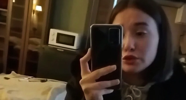 Лейла Гиреева. Скриншот видео Telegram-канала "Марем" Лейла Гиреева. Скриншот видео Telegram-канала "Марем"
