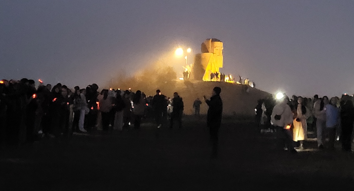 Акция протеста в Степанакерте. 17 декабря 2022 года. Фото Алвард Григорян для "Кавказского узла". Акция протеста в Степанакерте. 17 декабря 2022 года. Фото Алвард Григорян для "Кавказского узла".