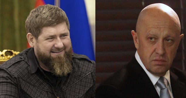 Рамзан Кадыров, Евгений Пригожин. Коллаж "Кавказского узла". Фото: "Грозный-Информ" https://www.grozny-inform.ru, wwww.wikipedia.org Рамзан Кадыров, Евгений Пригожин. Коллаж "Кавказского узла". Фото: "Грозный-Информ" https://www.grozny-inform.ru, wwww.wikipedia.org