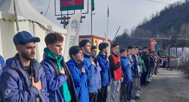 Участники акции блокады Нагорного Карабаха, фото: https://report.az/ru/karabakh/ekoakciya-na-doroge-hankendi-lachyn-demonstranty-proyavlyayut-vysokuyu-aktivnost-i-na-134-j-den/ Участники акции блокады Нагорного Карабаха, фото: https://report.az/ru/karabakh/ekoakciya-na-doroge-hankendi-lachyn-demonstranty-proyavlyayut-vysokuyu-aktivnost-i-na-134-j-den/