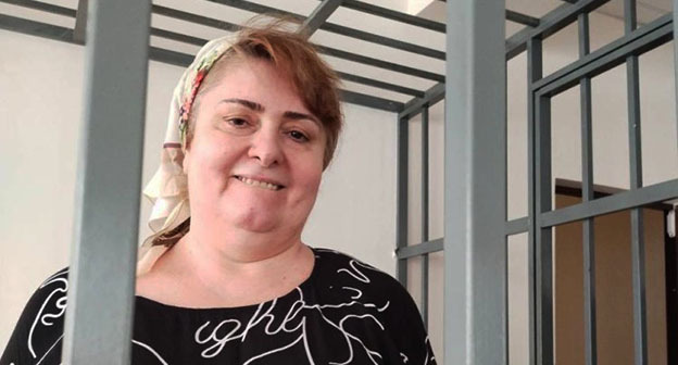 Зарема Мусаева в суде. Фото: телеграмм-канал «Бакар Янгулбаев» Зарема Мусаева в суде. Фото: телеграмм-канал «Бакар Янгулбаев»
