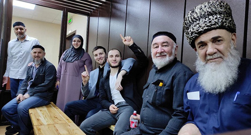 Ингушские активисты в зале суда. Фото: https://fortanga.org Ингушские активисты в зале суда. Фото: https://fortanga.org