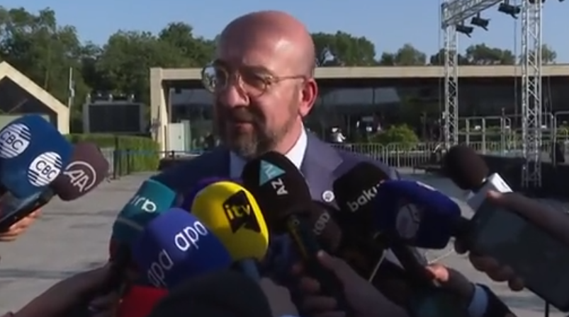 Шарль Мишель. Скриншот видео https://twitter.com/CharlesMichel/status/1664311443473285132/video/1 Шарль Мишель. Скриншот видео https://twitter.com/CharlesMichel/status/1664311443473285132/video/1