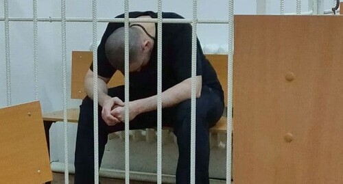 Саид-Магомед Омаров на заседании в Гудермесском городском суде. Фото корреспондента "Кавказского узла" Саид-Магомед Омаров на заседании в Гудермесском городском суде. Фото корреспондента "Кавказского узла"