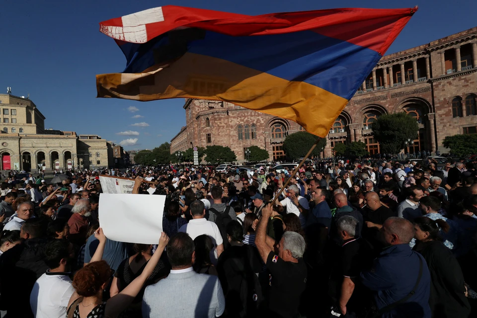 Протесты в Ереване. 19 сентября 2023 г. Фото: https://ru.wikipedia.org Протесты в Ереване. 19 сентября 2023 г. Фото: https://ru.wikipedia.org