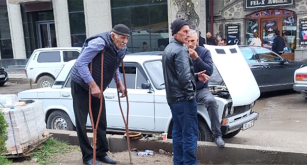 Беженцы в Горисе, фото Алвард Григорян для "Кавказского узла". Беженцы в Горисе, фото Алвард Григорян для "Кавказского узла".