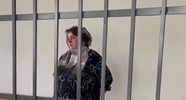 Зарема Мусаева. Фото: Телеграм-канал «Кровавая боярыня» / Кадр из видео Зарема Мусаева. Фото: Телеграм-канал «Кровавая боярыня» / Кадр из видео