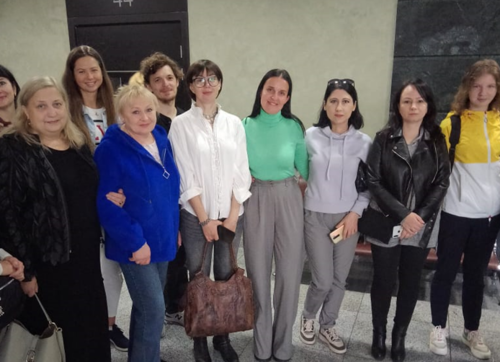 Группа поддержки Натальи Каменской в суде. Фото Кристины Романовой для "Кавказского узла".
