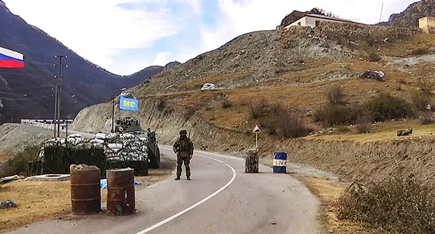 Пост российских миротворцев в Карабахе. Фото: https://mil.ru Пост российских миротворцев в Карабахе. Фото: https://mil.ru