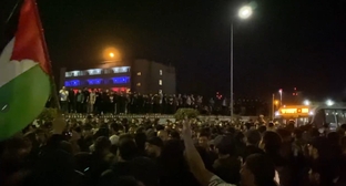 Нападение на аэропорт Махачкалы. Скриншот видео https://t.me/rusnews/43372