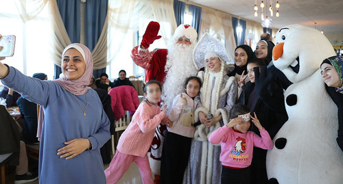 Беженцы из Палестины празднуют Новый год в Дагестане. Фото: пресс-служба правительства Дагестана