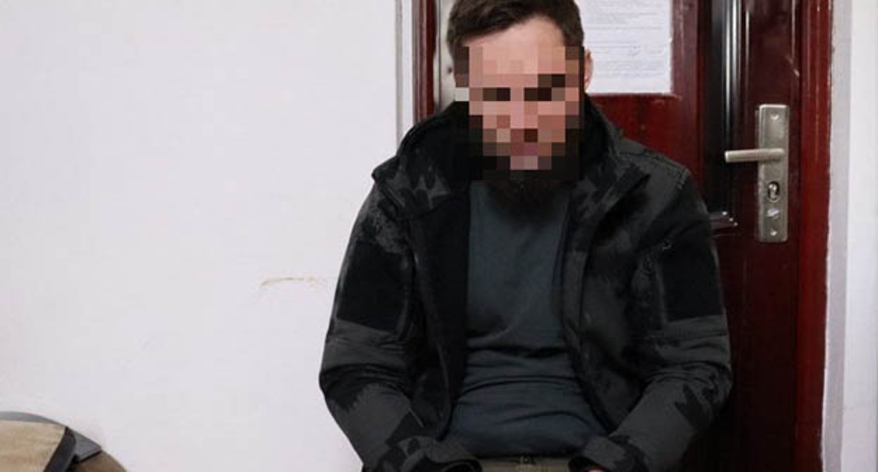 Подозреваемый в убийстве имама Гакаева. Фото: пресс-служба главы Чечни