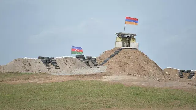Граница Армении и Азербайджана. Фото : аппарат президента Республики Армения Граница Армении и Азербайджана. Фото : аппарат президента Республики Армения