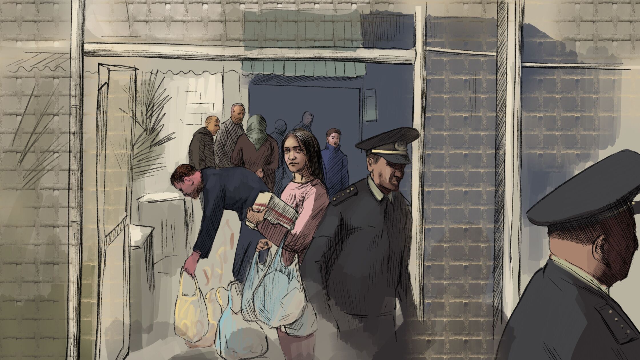 Как в Азербайджане нарушают права заключенных по политическим мотивам. Иллюстрация Мейдан ТВ Как в Азербайджане нарушают права заключенных по политическим мотивам. Иллюстрация Мейдан ТВ