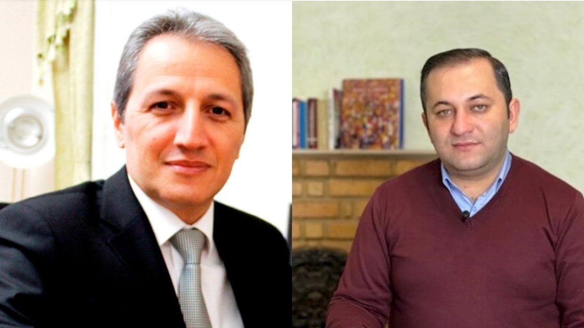 Алескер Мамедли (слева) и Руслан Иззетли. Коллаж "Кавказского узла". Алескер Мамедли (слева) и Руслан Иззетли. Коллаж "Кавказского узла".